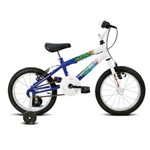 Ficha técnica e caractérísticas do produto Bicicleta Verden Ocean Aro 16 Branco e Azul Unissex Infantil