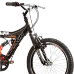 Ficha técnica e caractérísticas do produto Bicicleta XR 20 Full Aro 20 Dupla Suspensão Track & Bikes - Laranja