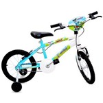 Ficha técnica e caractérísticas do produto Bike 16 Rainbow Tigrao Azul Pisc./Branco R020030-Rbw