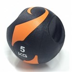 Ficha técnica e caractérísticas do produto Bola de Peso Medicine Ball com Pegada 5Kg LIVEUP LS3007A/5