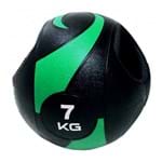 Ficha técnica e caractérísticas do produto Bola de Peso Medicine Ball com Pegada 7Kg Ls3007a/7 Liveup - Preto/Verde