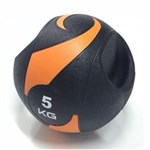 Ficha técnica e caractérísticas do produto Bola de Peso Medicine Ball LIVEUP LS3007A/5 com Pegada 5Kg
