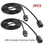 Ficha técnica e caractérísticas do produto Cabo de extensão 2pcs 10 pés Controller para Super Nintend SNES e NES Classic Edition