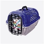 Ficha técnica e caractérísticas do produto Caixa de Transporte Panther Azul Plast Pet Nº 3