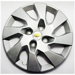 Ficha técnica e caractérísticas do produto Calota Aro 14 Cubo Baixo Chevrolet Onix/Prisma 2014 Parafuso com Emblema