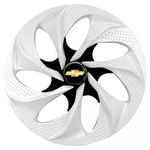 Ficha técnica e caractérísticas do produto Calota Aro 14 Ds4 Esportiva White Gm Corsa Prisma Meriva