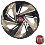 Calota Aro 13 Esportiva Tuning Nitro Dourada Fiat