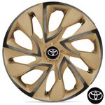 Ficha técnica e caractérísticas do produto Calota Aro 14 Esportiva Ds4 Gold Fiat/ford/gm/vw/renault/NIS