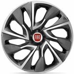 Ficha técnica e caractérísticas do produto Calota Aro 14 Esportiva Palio Uno Strada Siena Fiat Mobi