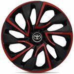 Ficha técnica e caractérísticas do produto Calota Aro 14 Esportiva Vermelho Toyota Etios Hatch Sedan