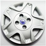 Ficha técnica e caractérísticas do produto Calota Aro 14 Ford Fiesta 2011 Parafuso com Emblema