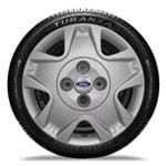 Ficha técnica e caractérísticas do produto Calota Aro 14 para Ford Fiesta Hatch 2011 2012 2013 +emblema