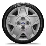 Ficha técnica e caractérísticas do produto Calota Aro 14 Para Ford Fiesta Hatch 2011 2012 2013 +emblema