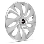 Ficha técnica e caractérísticas do produto Calota Aro 14 Tuning Ds4 Universal White Chrome Cubo 4x100 e 4x108 Jogo Completo