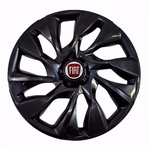 Ficha técnica e caractérísticas do produto Calota Aro 15 Esportiva Ds4 Black Fiat Palio 2013/...