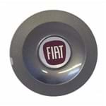 Ficha técnica e caractérísticas do produto Calota Central para Fiat Bravo Grafite com Emblema Fiat Verm