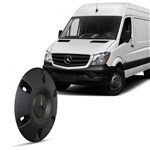 Ficha técnica e caractérísticas do produto Calota Centro Miolo de Roda Mercedes-Benz Sprinter 311 415 12 a 19 Preto 5 Furos com Emblema - Emblemax