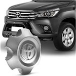 Ficha técnica e caractérísticas do produto Calota Centro Miolo de Roda Toyota Hilux com Rodas Binno Cromado com Emblema Fixação por Encaixe
