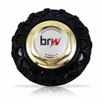 Ficha técnica e caractérísticas do produto Calota Centro Miolo Roda BBS Brw900 Preto Dourado Logo - Gps