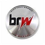 Ficha técnica e caractérísticas do produto Calota Centro Roda BRW 51mm Cromada
