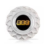 Ficha técnica e caractérísticas do produto Calota Centro Roda BRW BBS 900 Branca Cromada Emblema Preta Calota