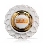Ficha técnica e caractérísticas do produto Calota Centro Roda Brw Bbs 900 Branca Dourada Emblema Branca