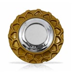 Ficha técnica e caractérísticas do produto Calota Centro Roda Brw Bbs 900 Dourada Cromada Sem Emblema