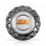 Ficha técnica e caractérísticas do produto Calota Centro Roda Brw Bbs 900 Grafite Cromada Emblema Branca