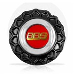Ficha técnica e caractérísticas do produto Calota Centro Roda Brw Bbs 900 Preta Cromada Emblema Vermelha