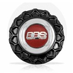 Ficha técnica e caractérísticas do produto Calota Centro Roda Brw Bbs 900 Preta Dourada Emblema Fibra Vermelha