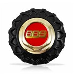 Ficha técnica e caractérísticas do produto Calota Centro Roda Brw Bbs 900 Preta Dourada Emblema Vermelha