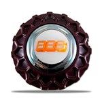 Ficha técnica e caractérísticas do produto Calota Centro Roda BRW BBS 900 Vermelha Cromada Emblema Branca Calota