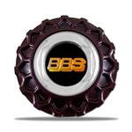 Ficha técnica e caractérísticas do produto Calota Centro Roda Brw Bbs 900 Vermelha Cromada Emblema Preta