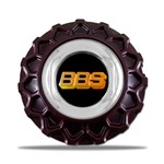 Ficha técnica e caractérísticas do produto Calota Centro Roda BRW BBS 900 Vermelha Cromada Emblema Preta
