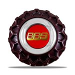 Ficha técnica e caractérísticas do produto Calota Centro Roda BRW BBS 900 Vermelha Cromada Emblema Vermelha Calota