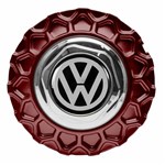 Ficha técnica e caractérísticas do produto Calota Centro Roda Brw900 Bbs Vinho com Emblema Vw - Gps
