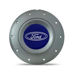 Ficha técnica e caractérísticas do produto Calota Centro Roda Ferro Amarok Ford Ecosport 4 Furos Grafite Emblema Azul