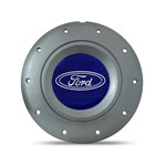 Ficha técnica e caractérísticas do produto Calota Centro Roda Ferro Amarok Ford Courier Grafite Emblema Azul