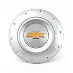 Ficha técnica e caractérísticas do produto Calota Centro Roda Ferro VW Amarok Aro 13 14 15 4 Furos Prata Emblema GM Prata Calota