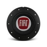 Ficha técnica e caractérísticas do produto Calota Centro Roda Ferro Vw Amarok Aro 13 14 15 4 Furos Preta Fosca Emblema Fiat Vermelho
