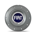 Ficha técnica e caractérísticas do produto Calota Centro Roda Ferro Vw Amarok Aro 14 15 4 Furos Grafite Emblema Fiat Azul
