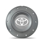 Ficha técnica e caractérísticas do produto Calota Centro Roda Ferro VW Amarok Aro 14 15 4 Furos Grafite Emblema Toyota Prata