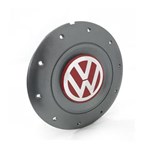 Ficha técnica e caractérísticas do produto Calota Centro Roda Ferro VW Amarok Aro 14 15 4 Furos Grafite Emblema Vermelha Calota