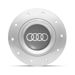 Ficha técnica e caractérísticas do produto Calota Centro Roda Ferro VW Amarok Aro 14 15 5 Furos Prata Emblema Audi
