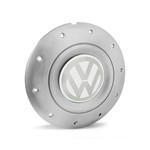 Ficha técnica e caractérísticas do produto Calota Centro Roda Ferro VW Amarok Aro 13 14 15 4 Furos Prata Emblema Branco