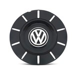 Ficha técnica e caractérísticas do produto Calota Centro Roda Ferro VW Amarok Nova Aro 13 14 15 4 Furos Preta Brilhante