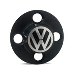 Ficha técnica e caractérísticas do produto Calota Centro Roda Ferro VW Saveiro G3 Emblema Preto