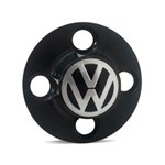 Ficha técnica e caractérísticas do produto Calota Centro Roda Ferro VW Saveiro G3 Emblema Preto Calota