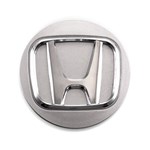 Calota Centro Roda Honda Civic Si Krmai R29 R11 Preta com Logo Cromado