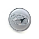 Ficha técnica e caractérísticas do produto Calota Centro Roda Hyundai HB20 Prata Calota